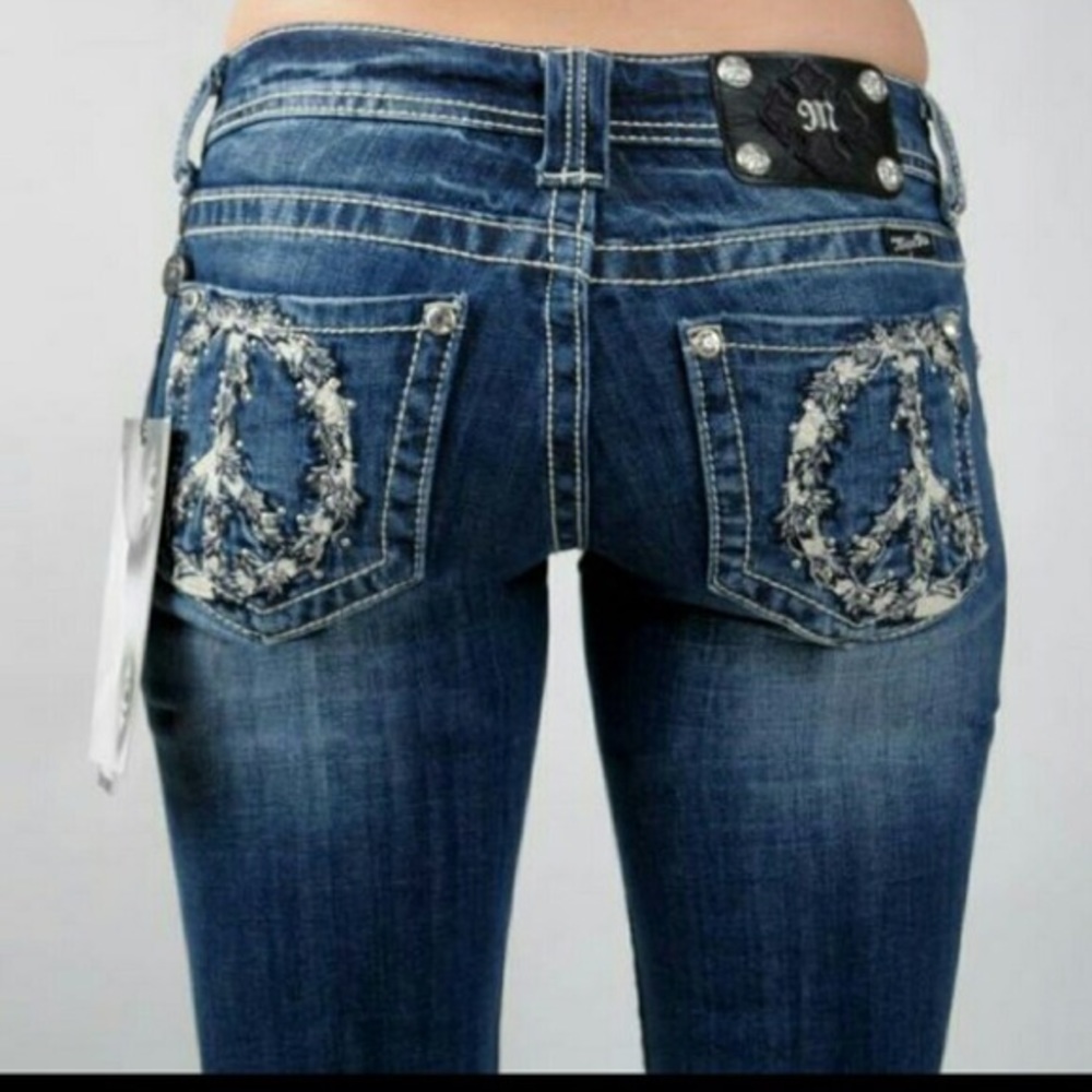 Miss Me Peace boot cut jeans